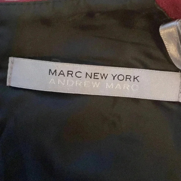 Andrew Marc Sheath Dress - Burgundy- Excellent Condition- Size 4 - Above Knee - Picture 10 of 10